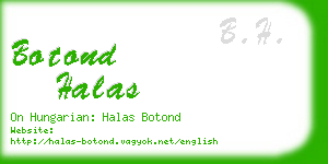 botond halas business card